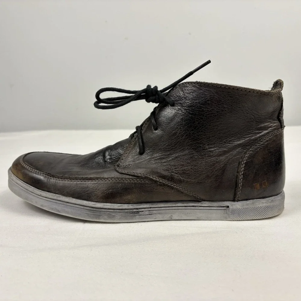 Bed Stu Duke II F437514 Gray Distressed Leather Chukka Boots Men's 11M EUC